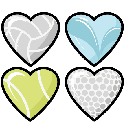 Basketball Heart Clipart - Sport Heart Png (432x432)