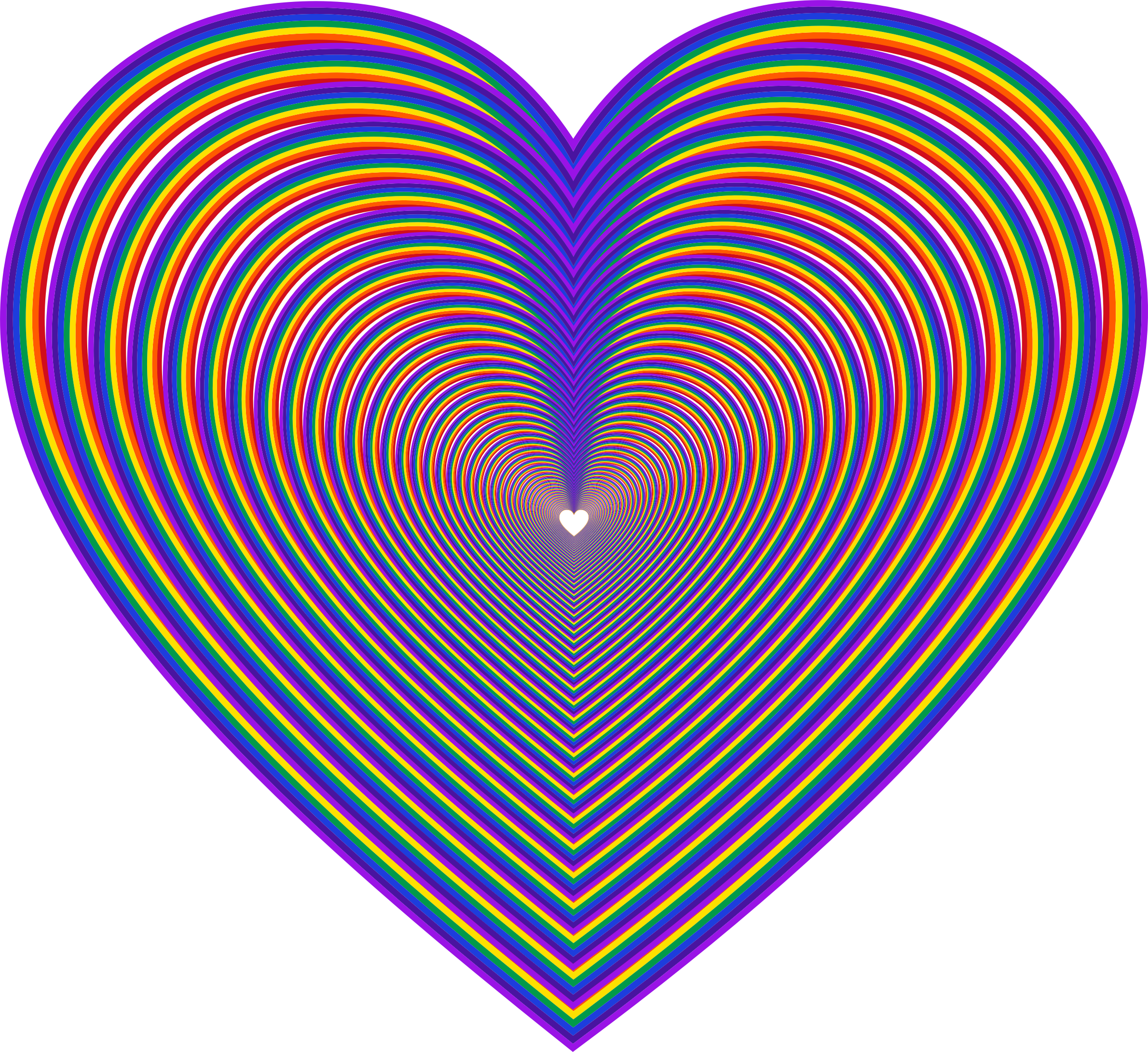 Big Image - Rainbow Heart (2380x2180)