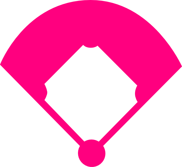 Baseball Clipart Pink (600x549)