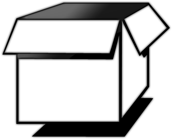 Open Box Container Legacy Icon Tags Page 5 Icons Etc - White Box Black Box Icons (512x512)