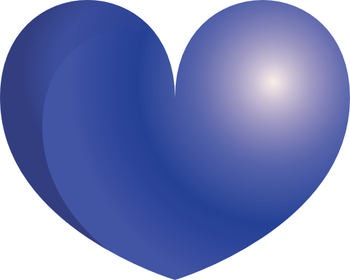 Blue Heart - صور قلب ازرق يتحرك (512x409)