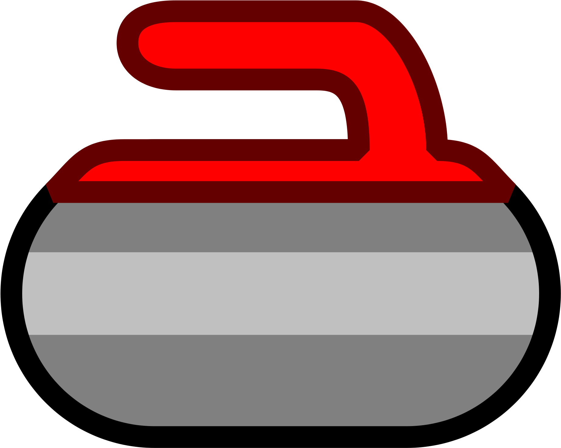 File - Curling Stone - Svg - Curling Stone Png (2000x1643)