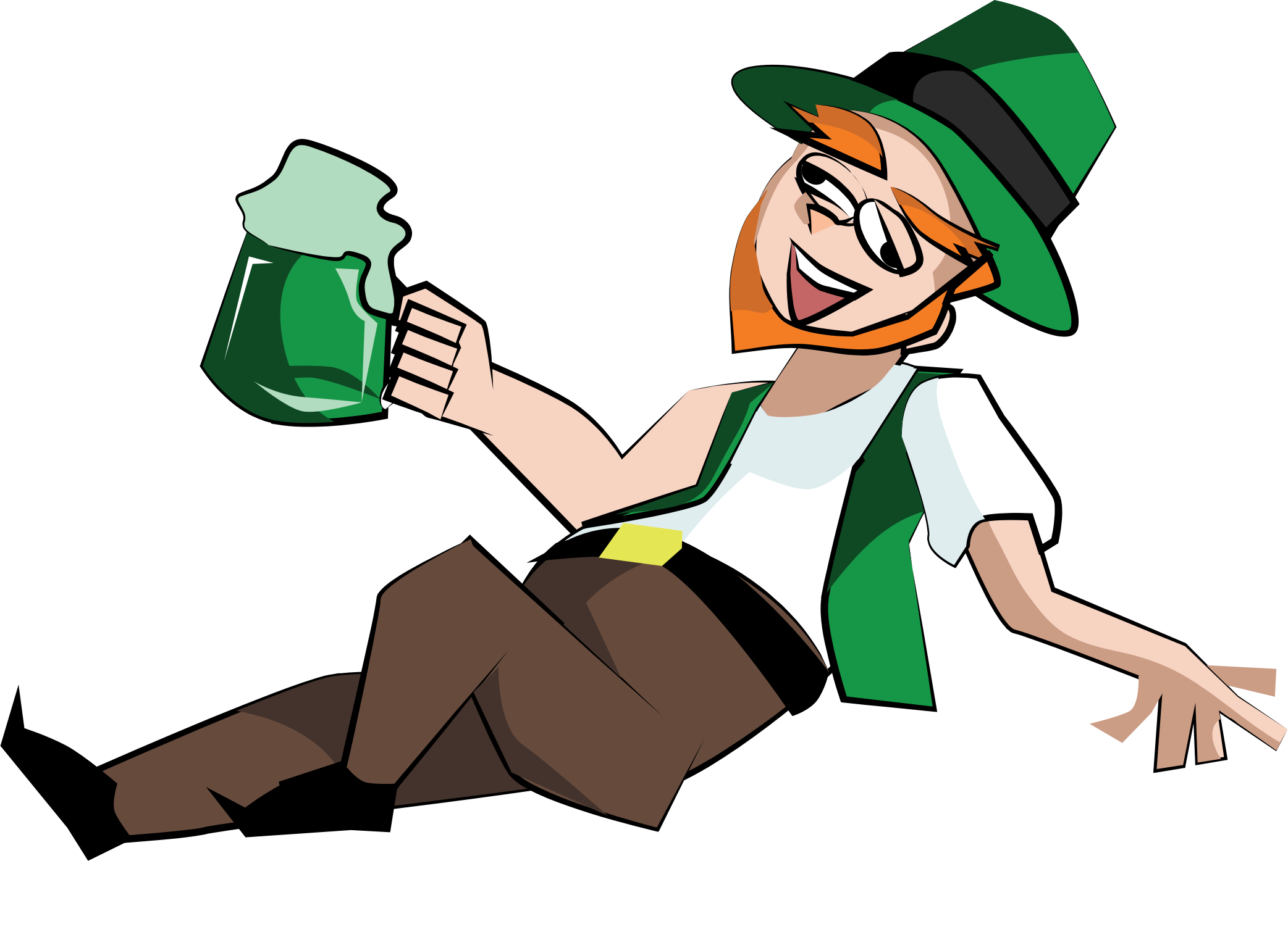 Big Image - Drunk Leprechaun (2085x1510)