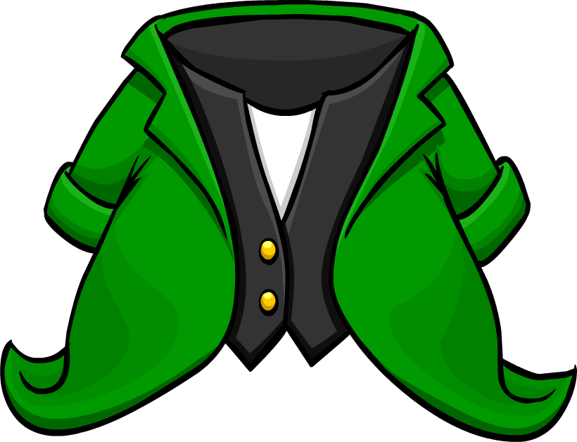 Leprechaun Tuxedo Clothing Icon Id 291 - Leprechaun Suit Transparent (820x629)