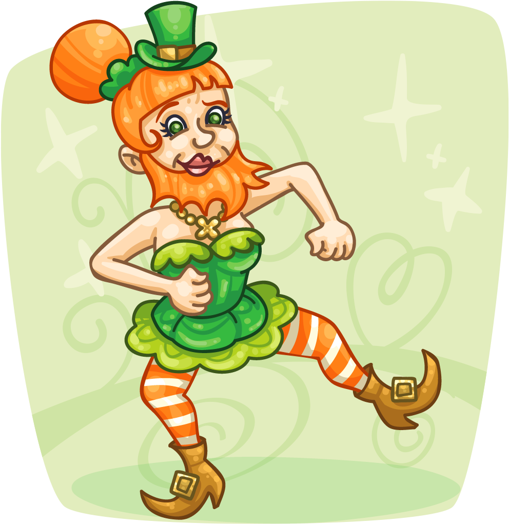 St Patrick's Day - Cartoon (1024x1024)