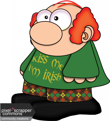 Little Leprechaun - Cartoon (456x456)