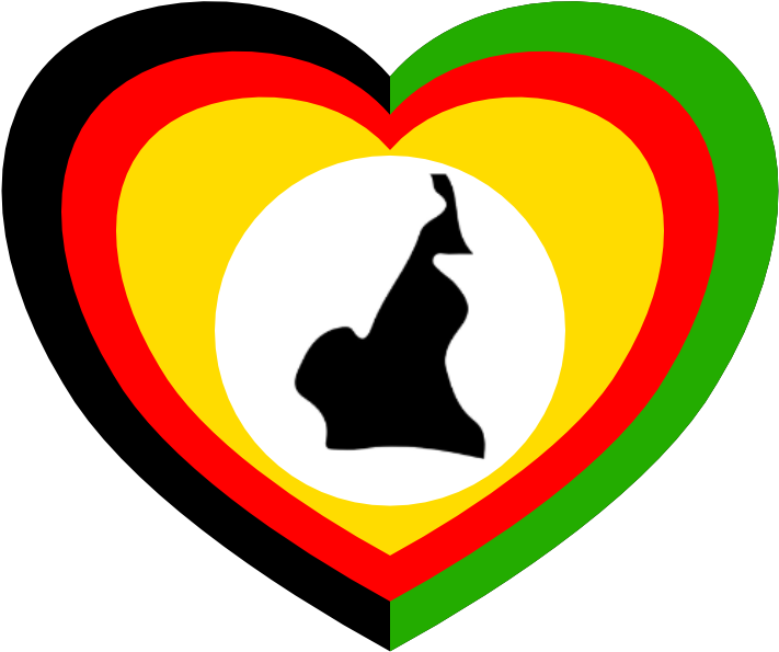 Heart For Cameroon - Cameroon Heart (820x703)