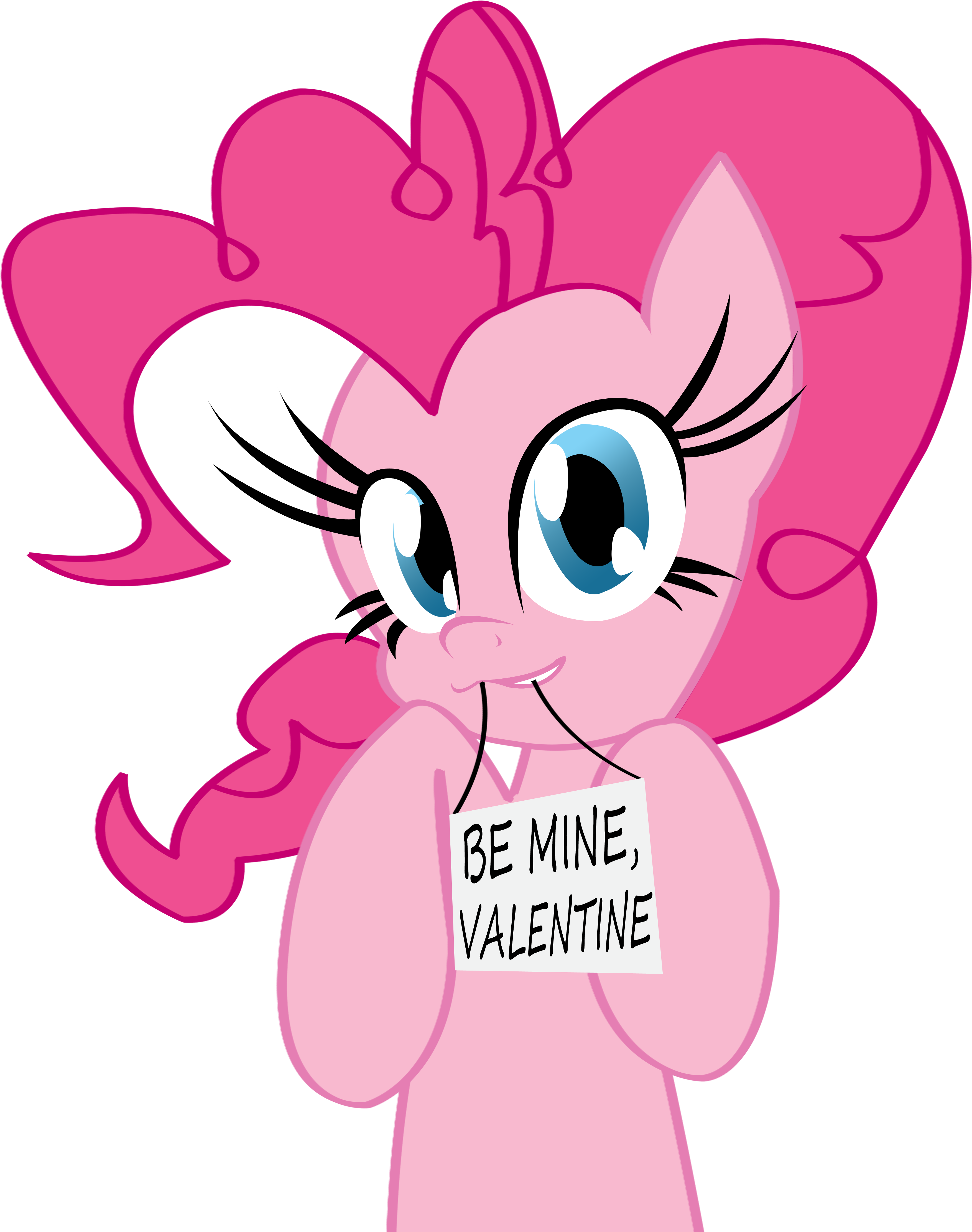 Pies Clipart Mine - Pinkie Pie Valentines Day (4000x4633)