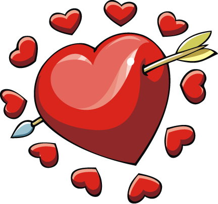 Find More Valentines Clip Art - 38th Valentine Greeting Card (432x405)