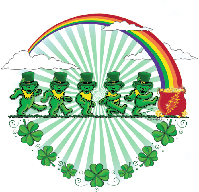 Leprechaundancingbears Little - Grateful Dead St Patrick's (700x700)