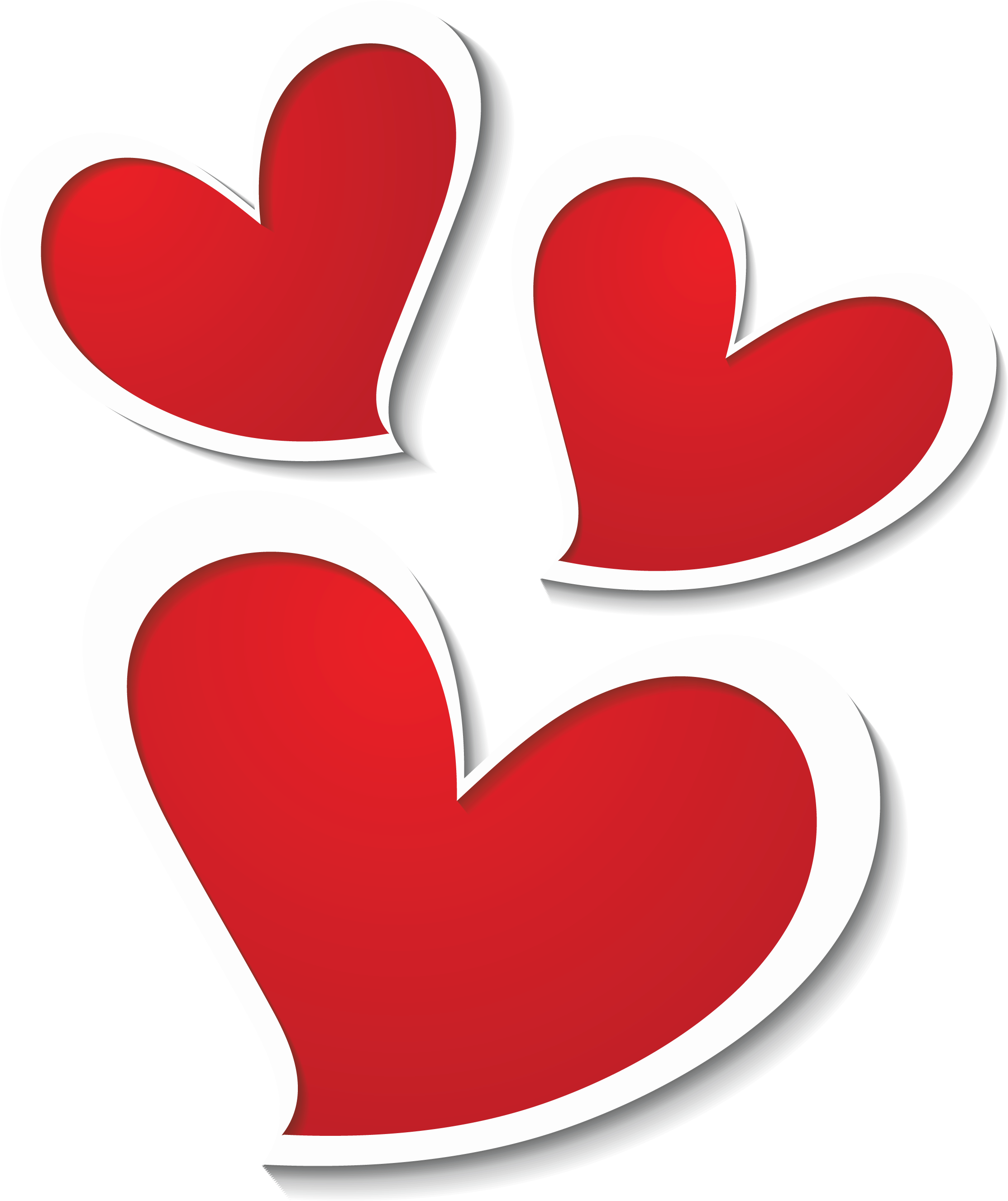Three Hearts Decor Png Clipart Picture - Good Night My Sweetheart (2500x3235)