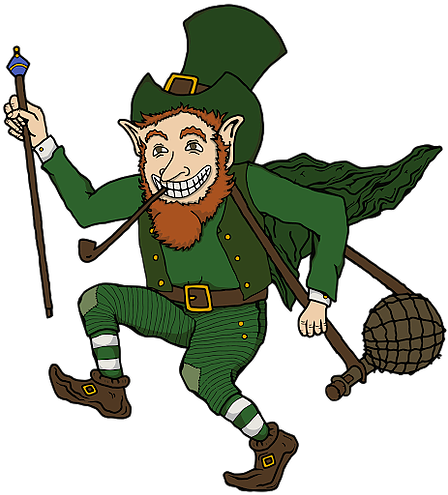 The Leapin' Leprechaun Is Chattanooga's Premier Irish - Traditional Irish Leprechaun (449x502)