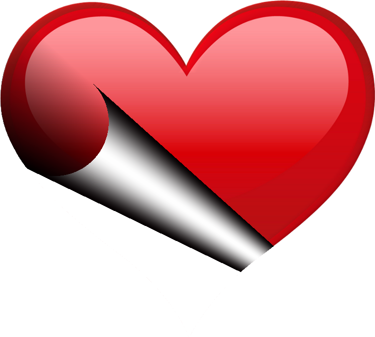 Png, Decoupage, Clip Art, Hearts, Gifs, Imagenes De - 18g Stainless Steel Spike Curved Eyebrow Bar - 18g (1024x768)