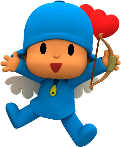 Valentine's Day - Feliz San Valentin Pocoyo - Full Size PNG Clipart ...