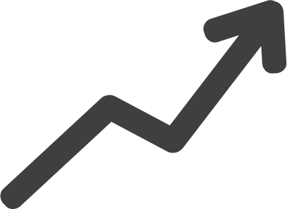 Chart Clipart Upward Arrow Pencil And In Color Graph - Stock Arrow Png (417x304)