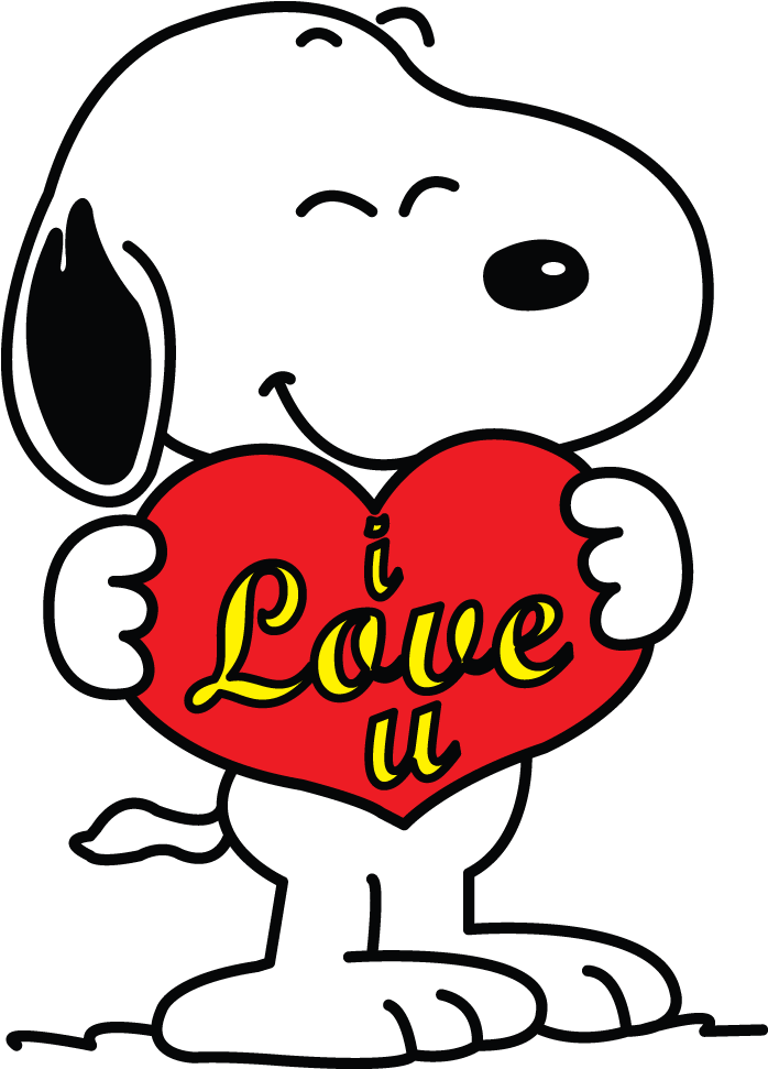 Valentine's Day Is Coming And Snoopy Is Also In Love - Drawings For Valentine's Day (720x1280)