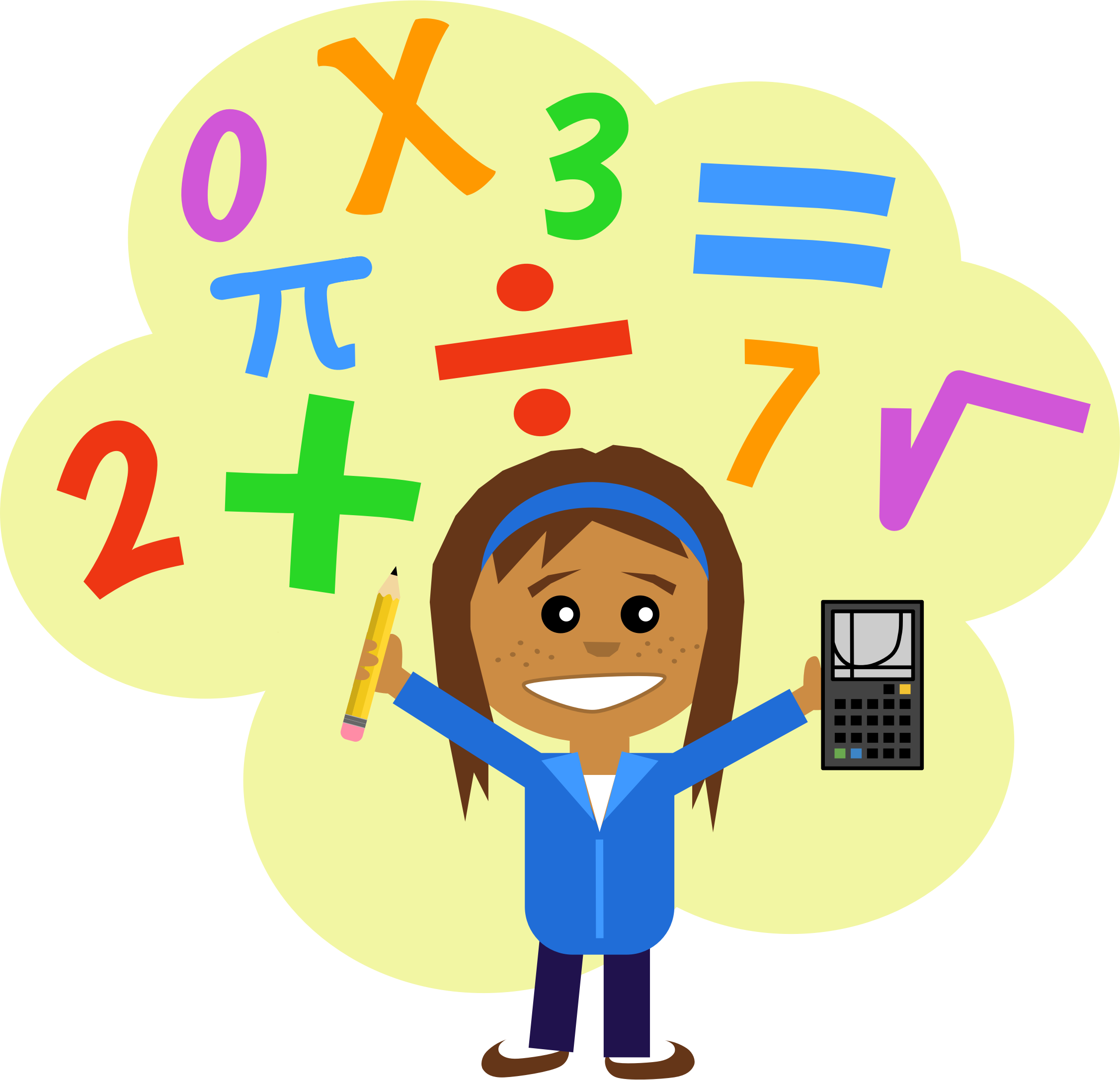 Top 72 Math Clip Art - Mathematics Clipart (2254x2174)