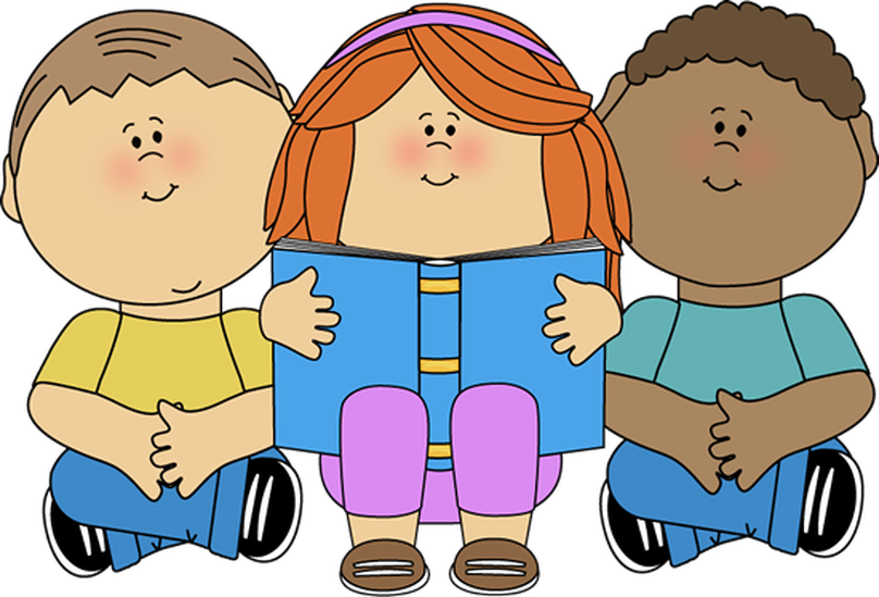 Reading Together Clip Journeys Reading Ms Henry S Grade - Children Reading Clipart (808x549)
