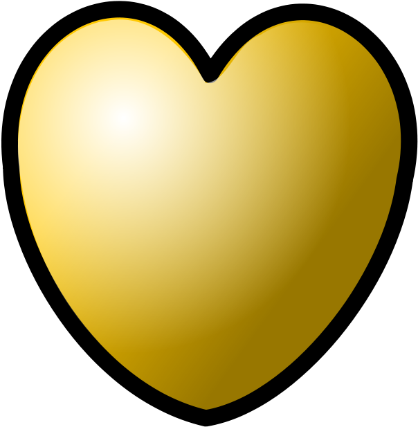 Free 70a026 - Coeur Jaune (1250x1280)