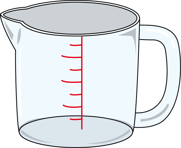 Measuring Cup Clip Art - Measuring Cup Clip Art Png (633x518)