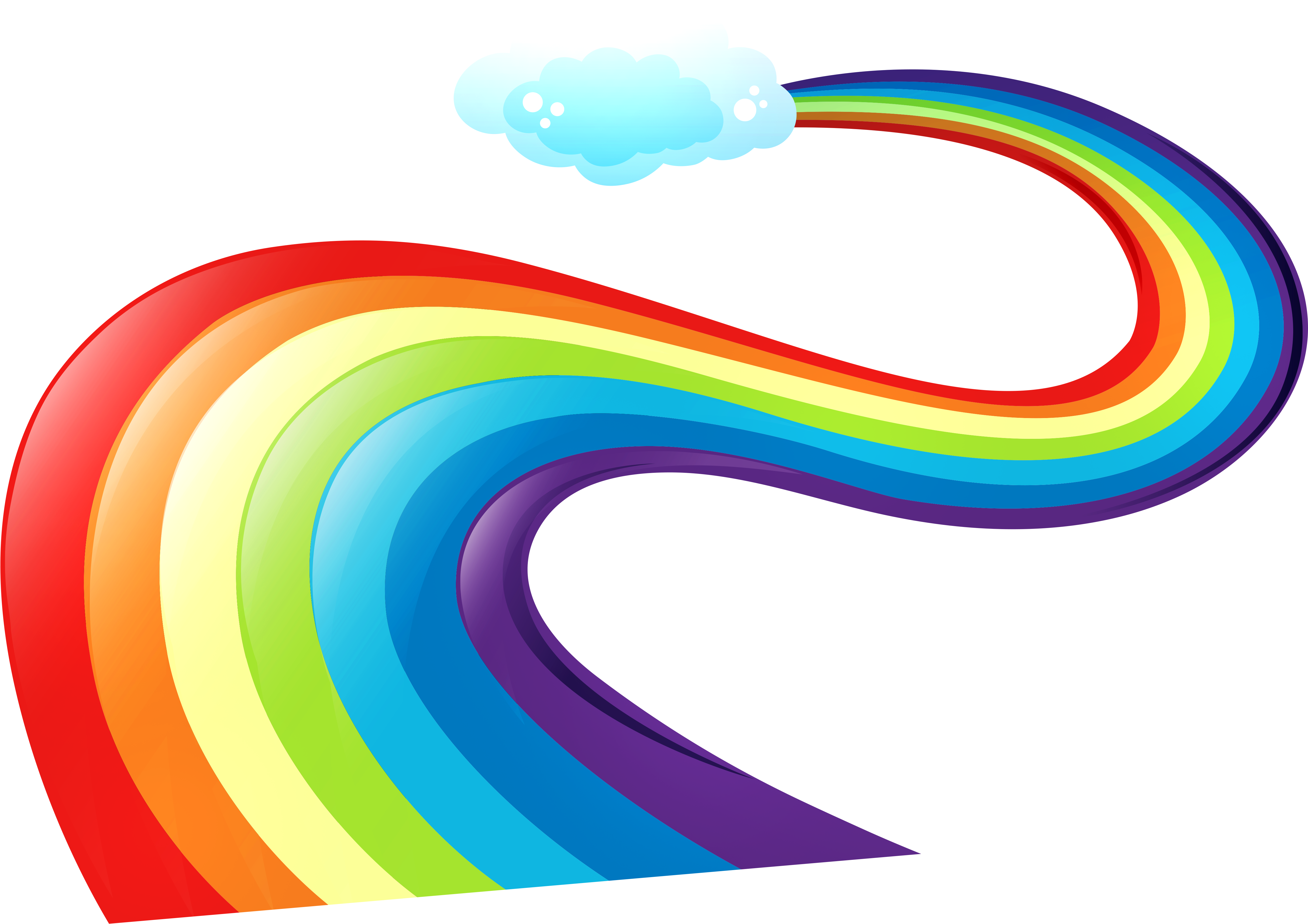 Set Of - Rainbow Line Png (5000x3688)