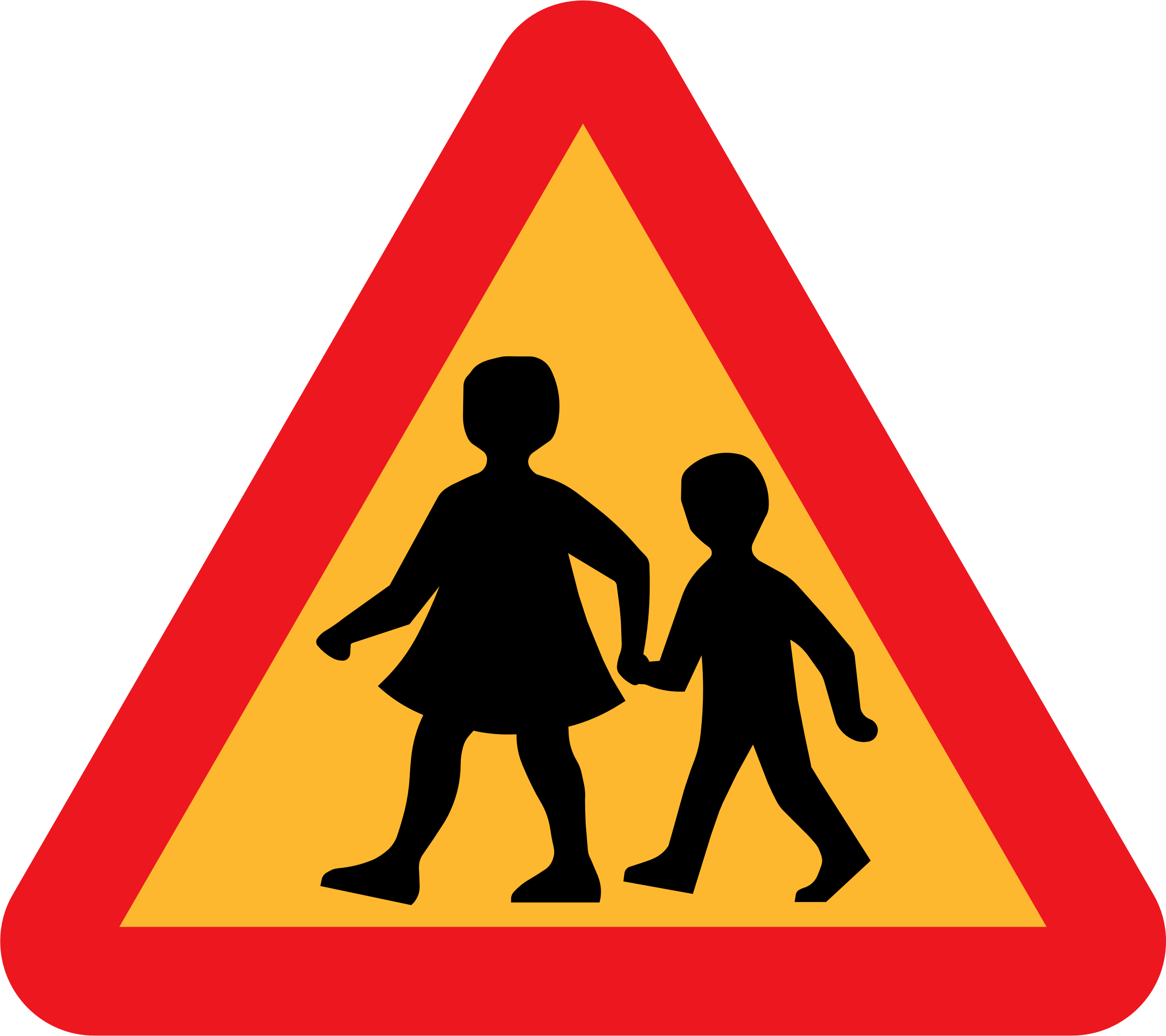 Road Safety Sign School (2399x2131)