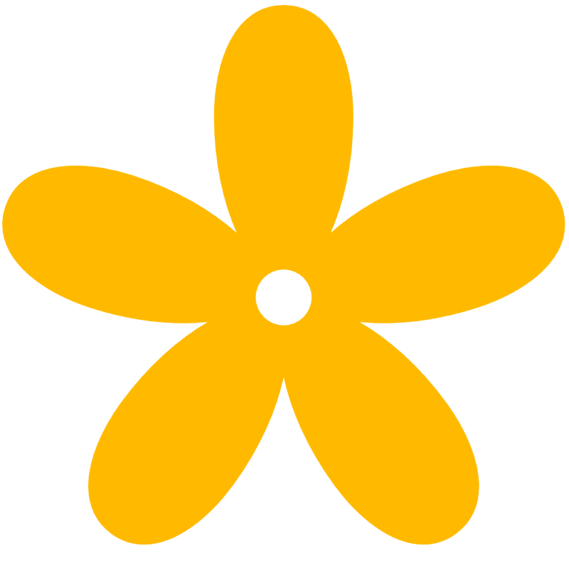 Images Yellow Flowers - Yellow Flower Clip Art Png (800x792)