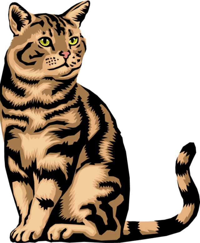 Farm Cat Clipart - Animals That Does Not Lay Eggs (640x778)