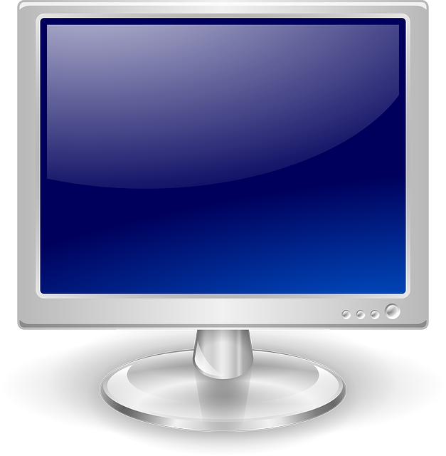 Clip Art Info - Monitor Clipart (627x640)