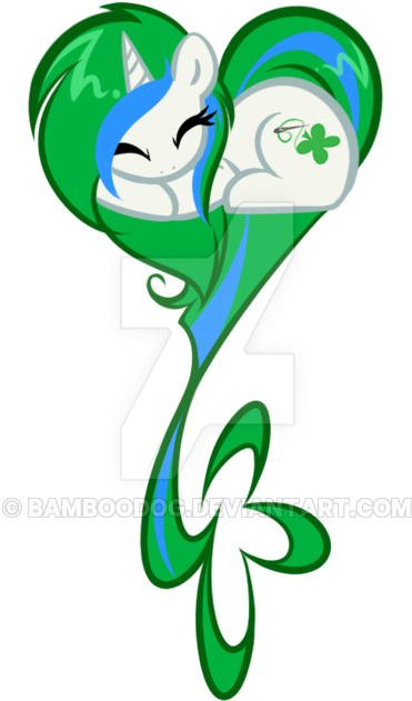 Heart Of Clover Stitch By Bamboodog - My Little Pony: Friendship Is Magic (400x667)