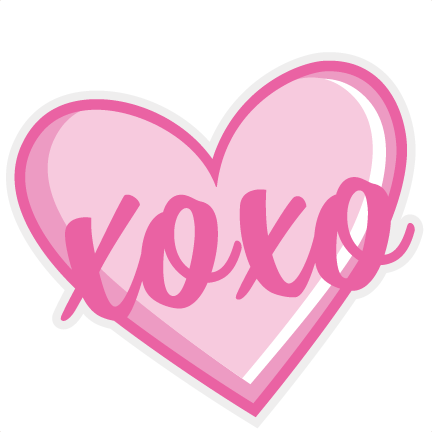 Xoxo Heart Svg Scrapbook Cut File Cute Clipart Files - Xoxo Clipart (432x432)