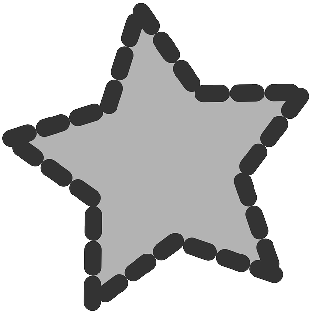Flat, Star, Drawing, Vector, Shape, Draw, Program, - Clip Art (640x640)