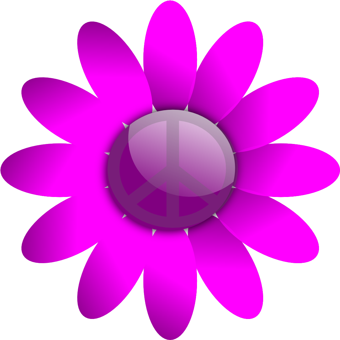 Scalable Vector Graphics Peace Sign Flower 19 Scallywag - Design For Primary And Secondary Colours (1111x1101)