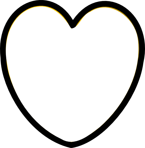 Heart Black And White Clip Art Vector Clip Art Online - Heart Icon Png White (1024x1024)