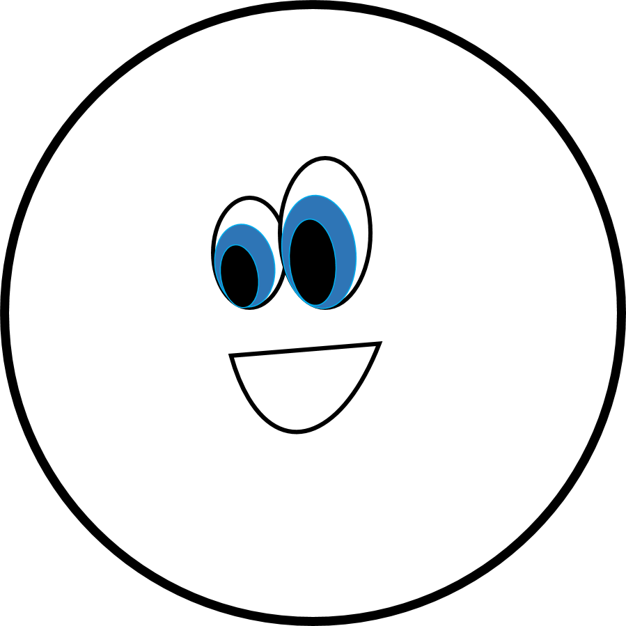 Circle Shape Clip Art Black And White - Circle Shapes Clipart Black And White (899x899)