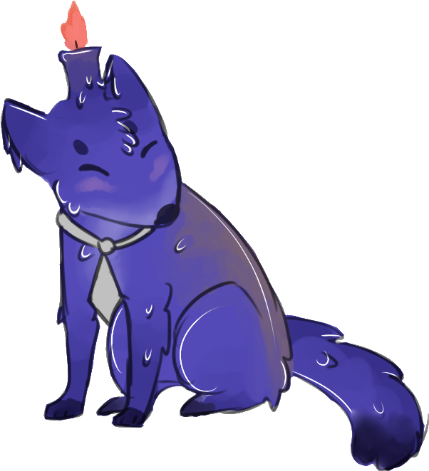 Candle Canine Adopt - Blueberry Pie (748x670)