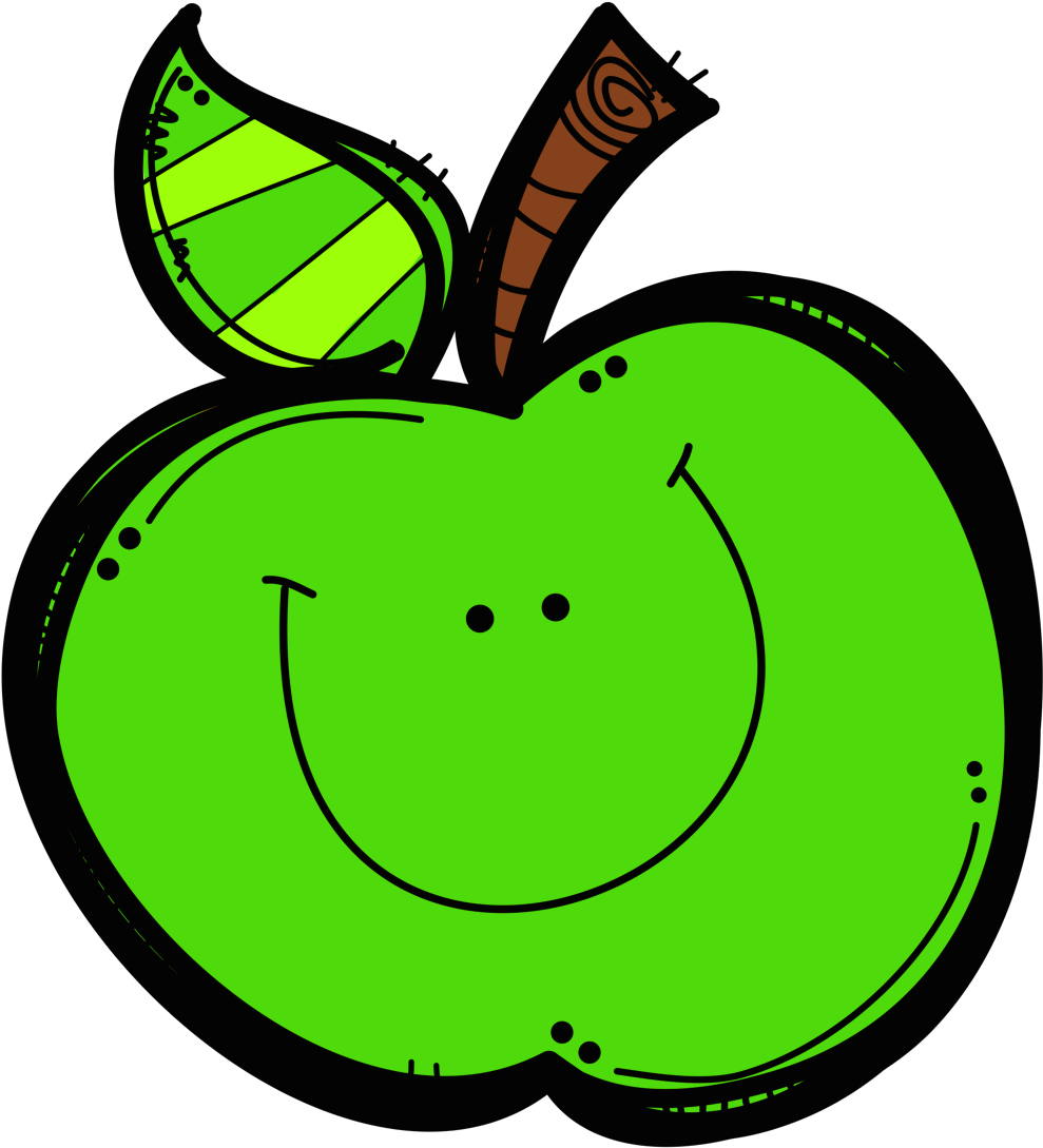 Happy Apple Clipart Clipground - School Apple Clipart (1094x1231)