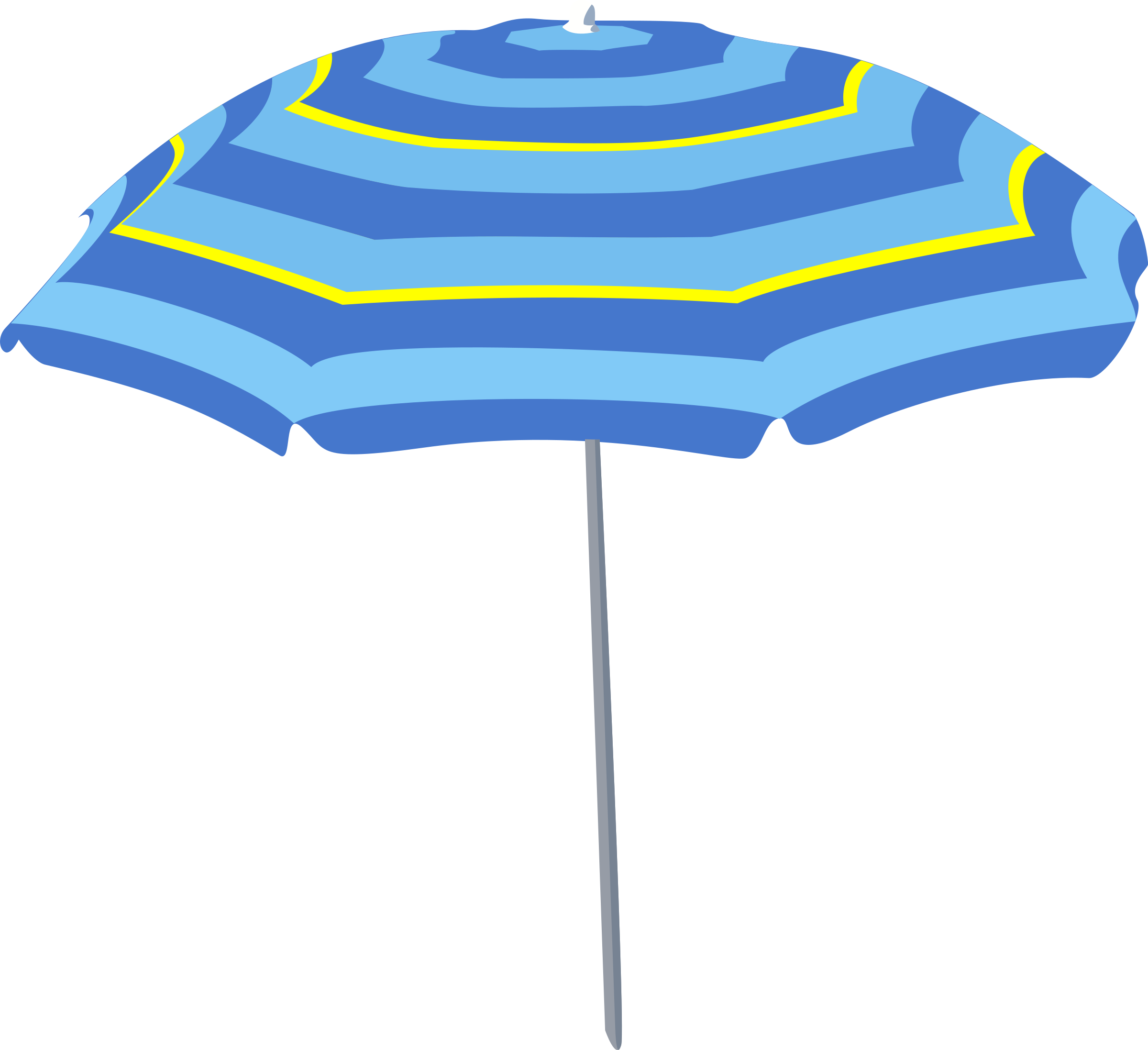 Download Dom Clipart - Beach Umbrella Clip Art (2400x2195)