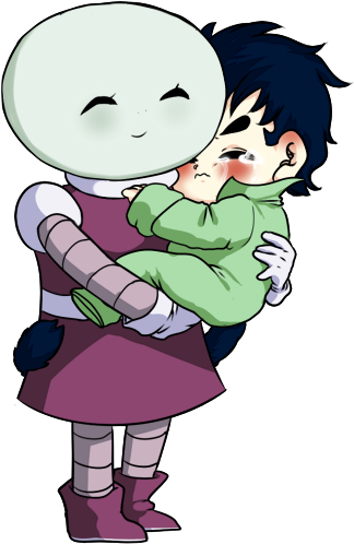 Grape Mom And Lingerie Baby By Nerdhan - Mother (461x600)