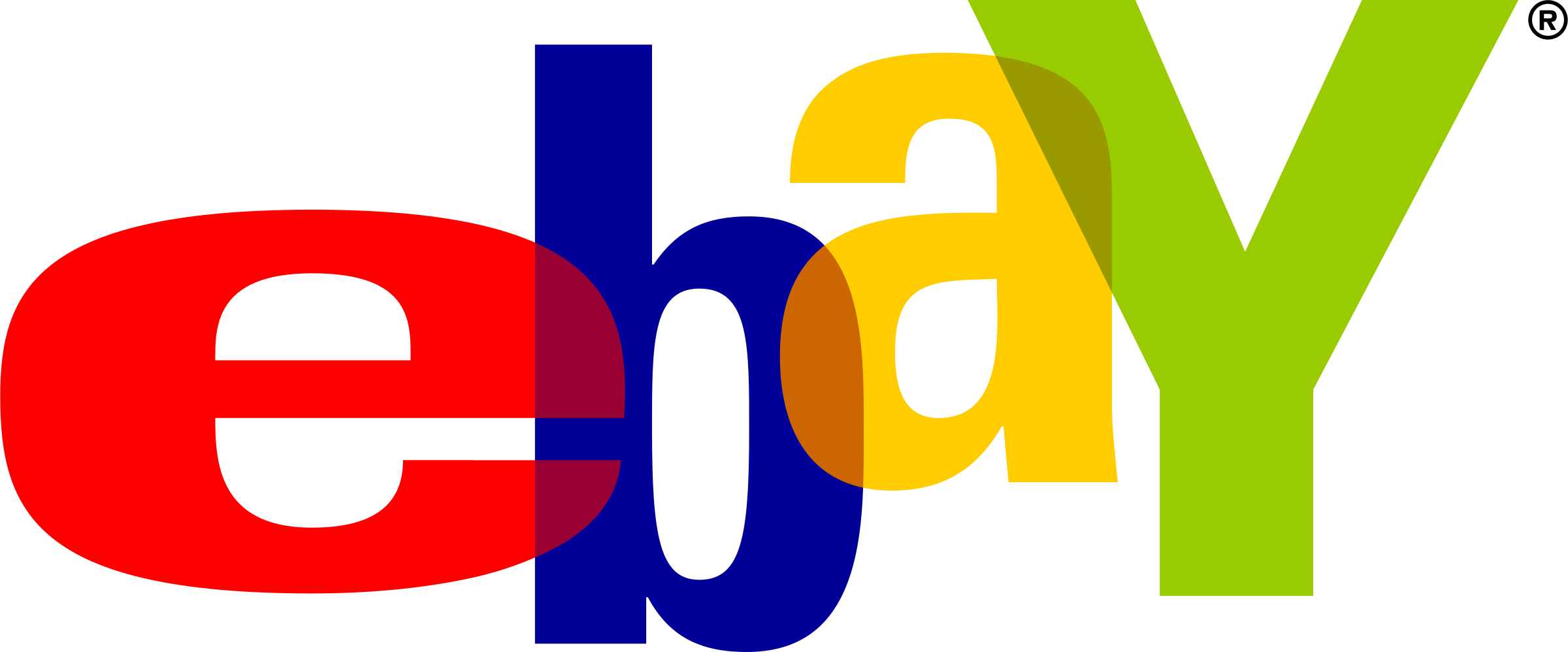 Ebay Logo Png - Ebay Logo Old (2400x998)