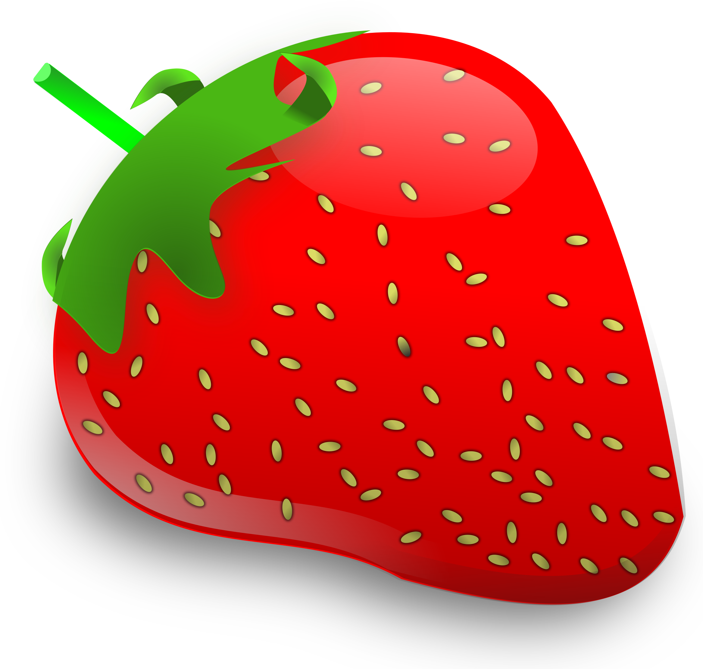 Strawberry - Strawberry Fruit Clipart (2400x2400)