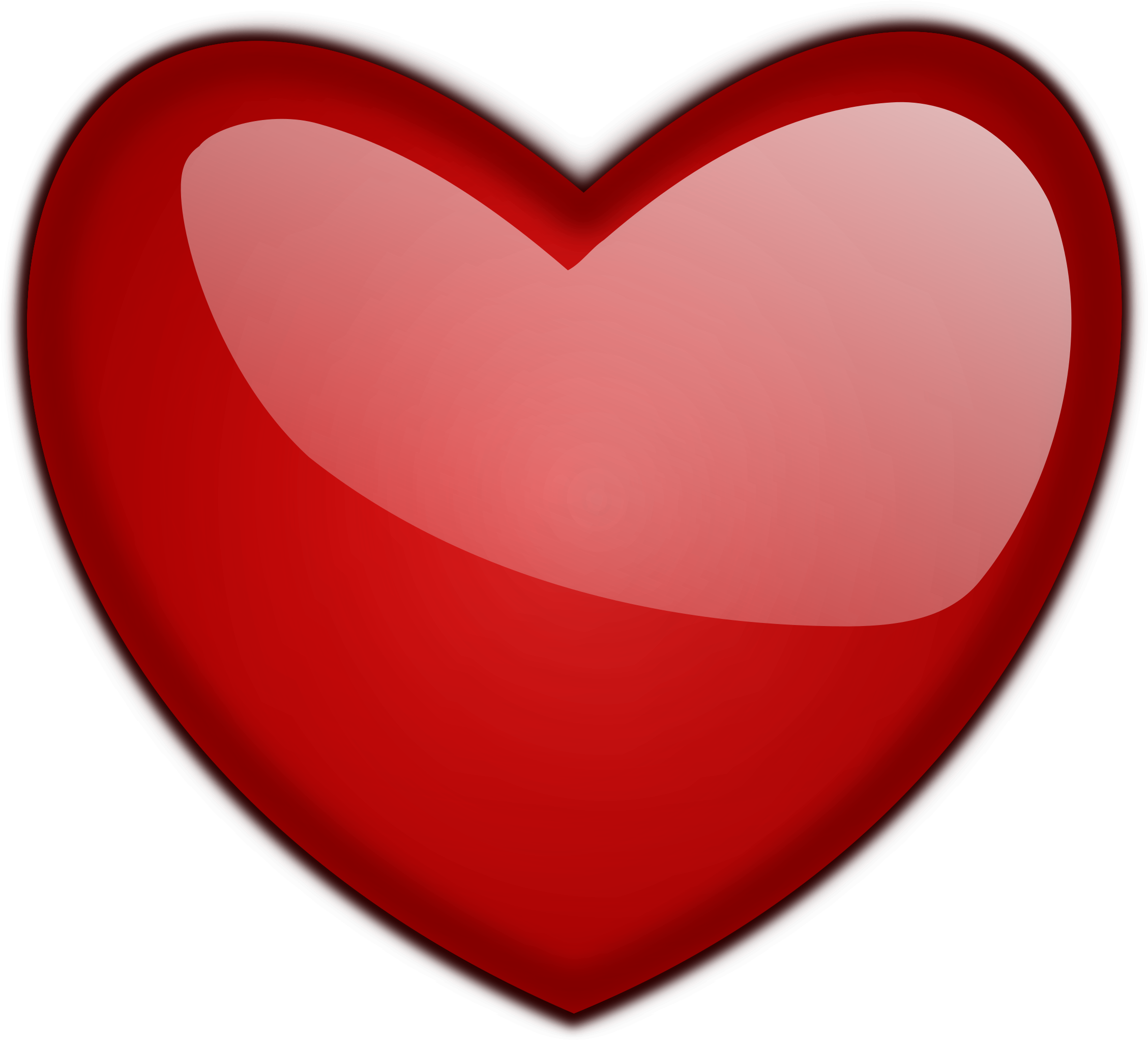 Heart 1 - Glossy Heart (2400x2400)