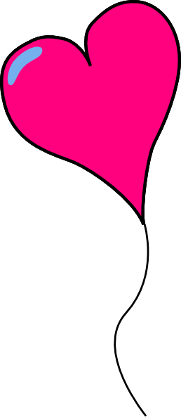 Heart Balloon Alone Clip Art At Clkercom Vector - Clip Art (258x593)