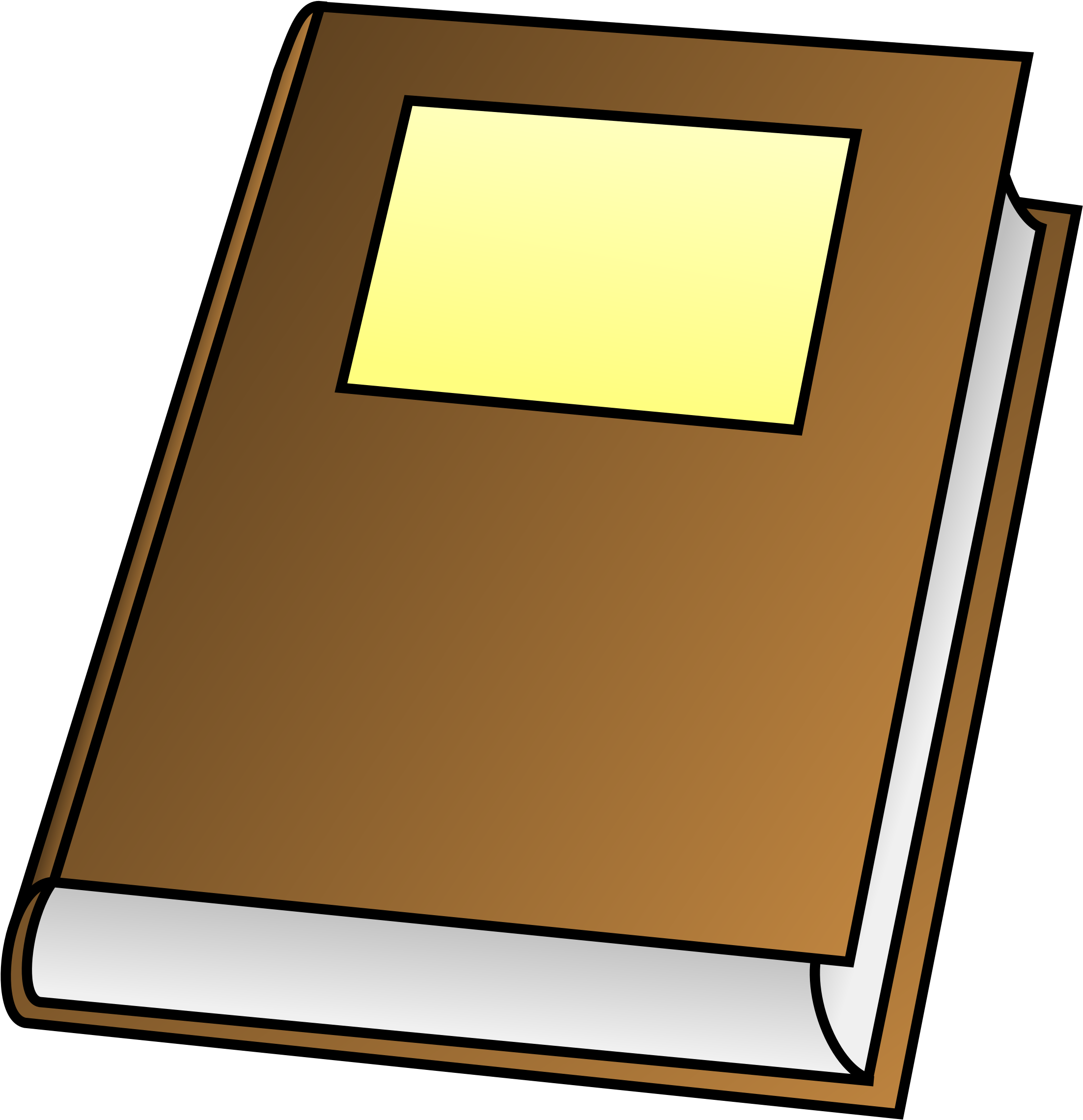Front Of A Book Clipart - Simple Drawing Of Book (2296x2400)