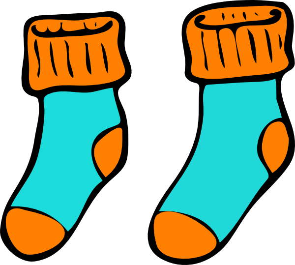 Socks Clipart - Socks - Sock Clipart (600x539)