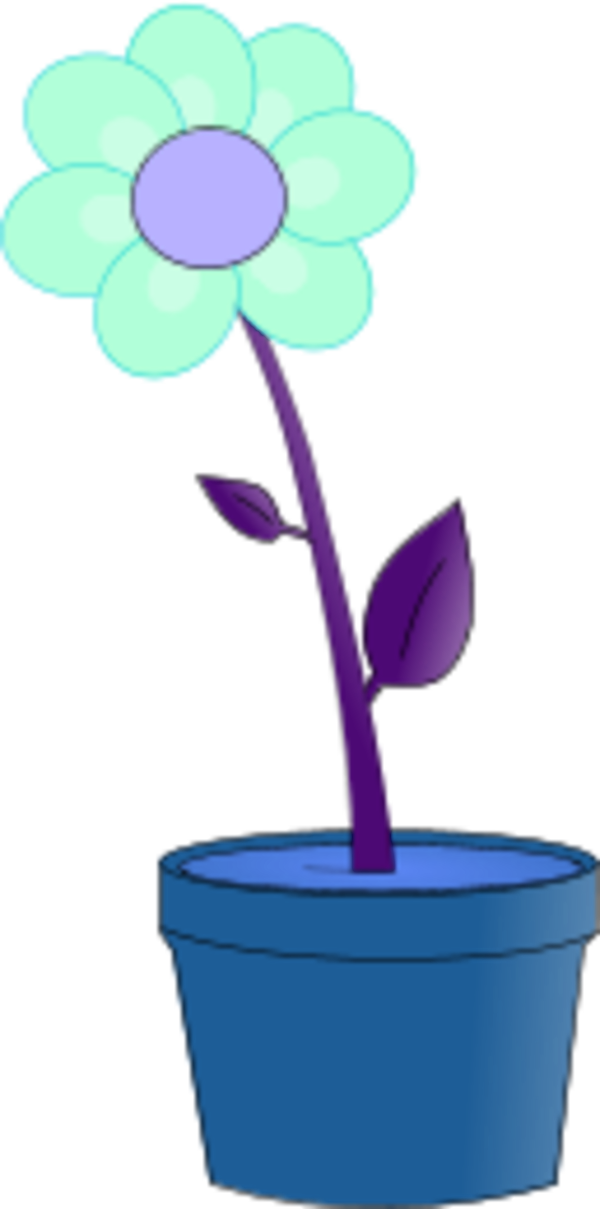 Clip Arts Related To - Flowerpot (600x1209)