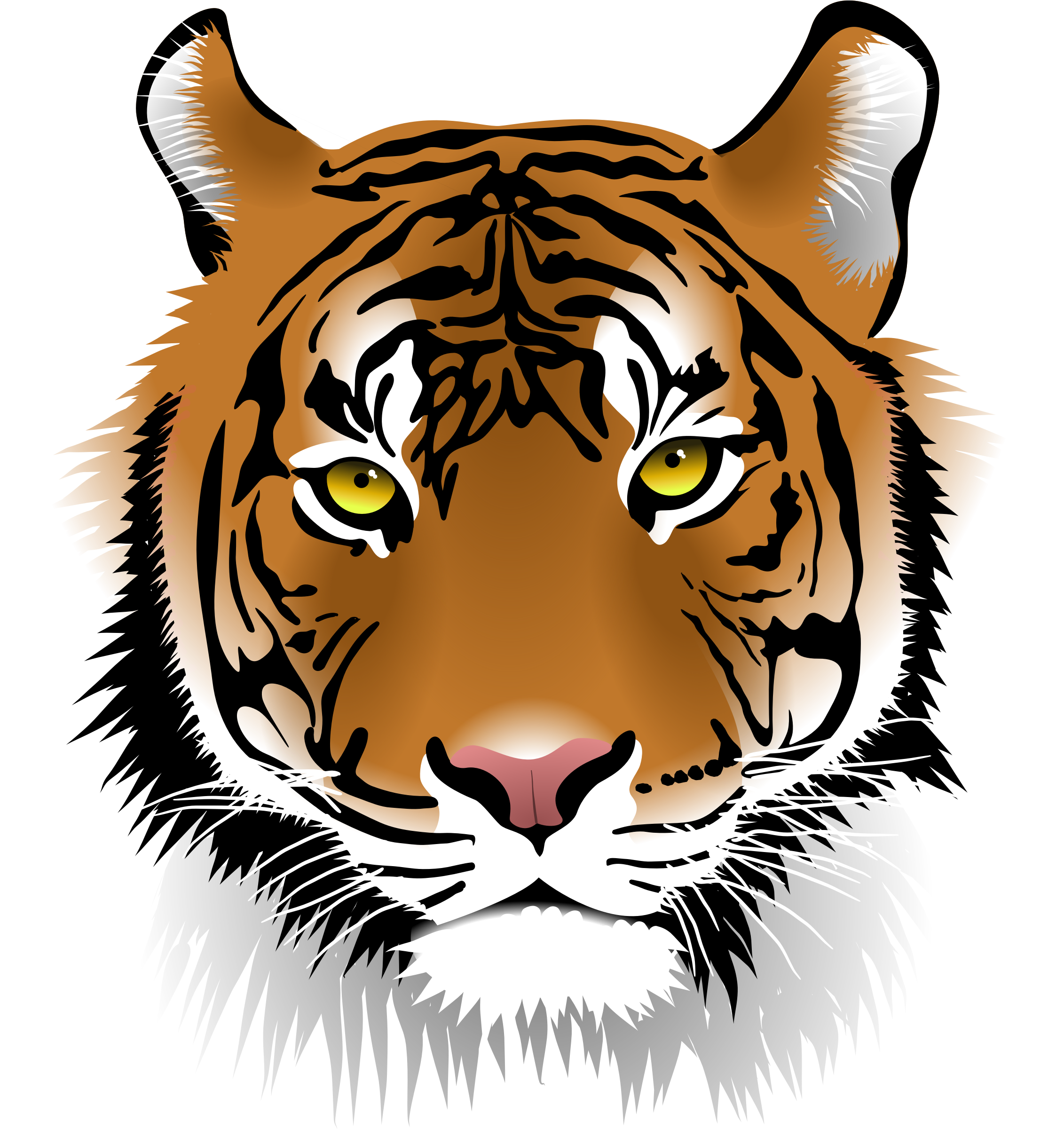 Cool Clipart Tiger - Cool Clipart Tiger (2400x2400)