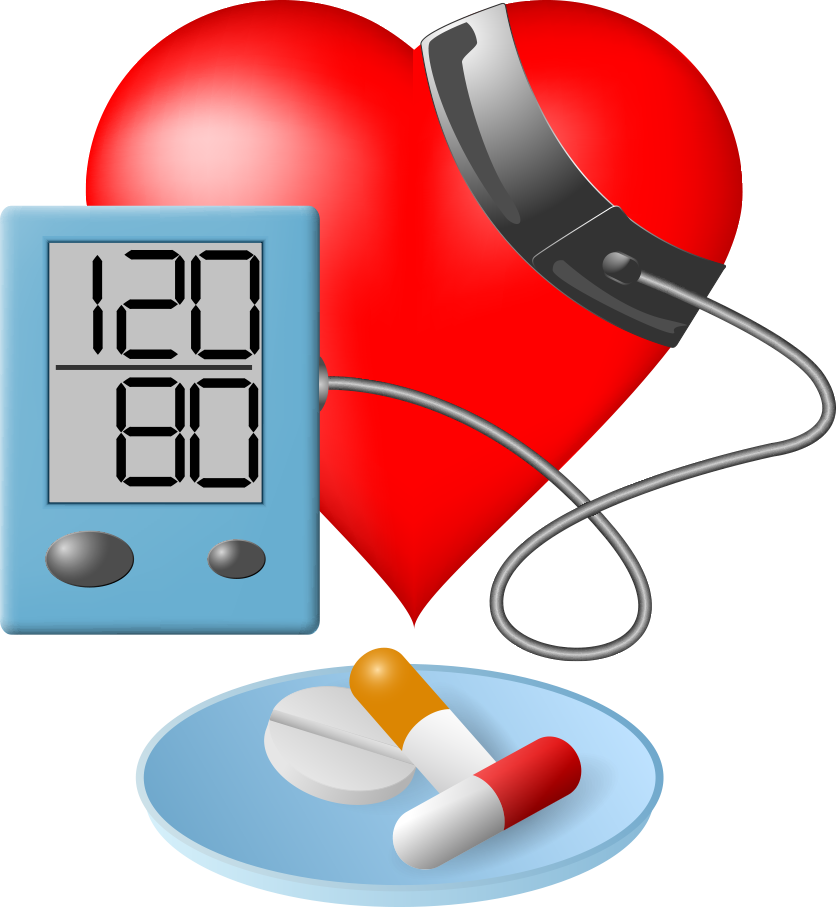 Blood Pressure Hypertension Sphygmomanometer Clip Art - Blood Pressure (836x907)