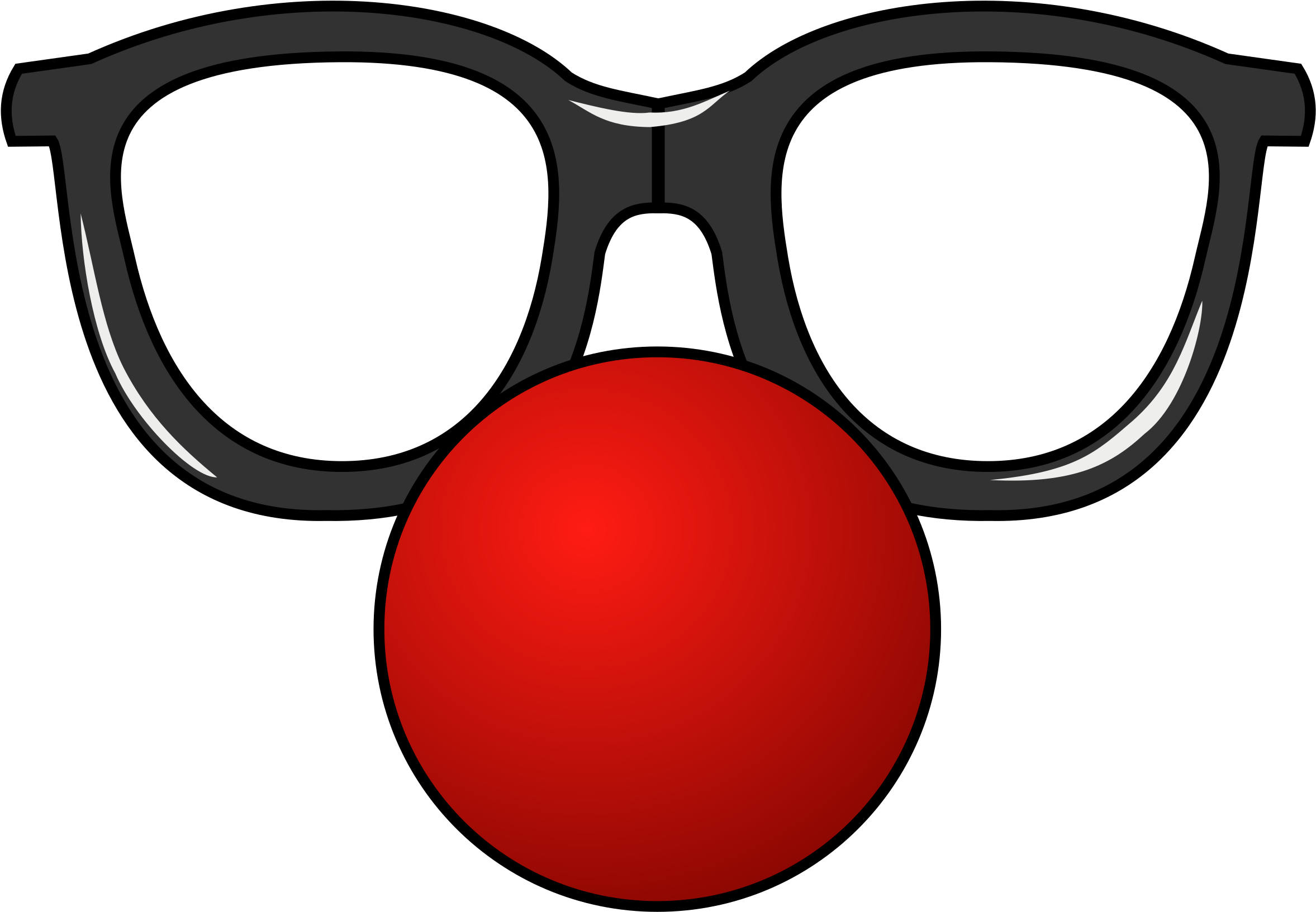 Clipart - - Funny Glasses Png (2400x1666)