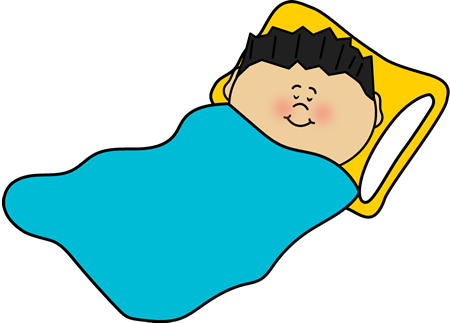 Sleeping Boy Clip Art - Sleep Time Clip Art (450x323)